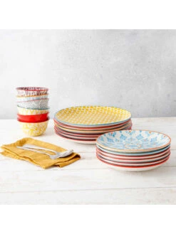 18tlg. Tafelservice "Sabae" In Bunt -Baumarkt ardtime 18tlg tafelservice sabae in bunt 2