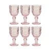 6x Weingläser 230ml VICTORIAN In Rosa -Baumarkt butlers 6x weinglaser 230ml victorian in rosa
