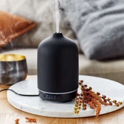 Baumarkt -Baumarkt butlers aroma diffuser hohe 16cm cloud nine in schwarz 1