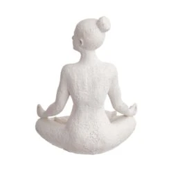 Deko Statue Höhe 24cm LOTUS In Weiß 16 Deko Statue Höhe 24cm LOTUS In Weiß -Baumarkt butlers deko statue hohe 24cm lotus in weiss 6