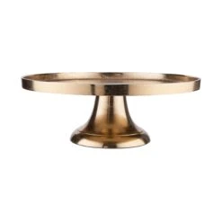 Deko-Teller Mit Fuß Ø50cm BANQUET In Gold -Baumarkt butlers deko teller mit fuss o50cm banquet in gold 2
