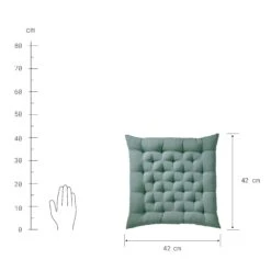 Futonkissen L 42 X B 42cm SOLID In Salbei -Baumarkt butlers futonkissen l 42 x b 42cm solid in salbei 3