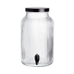 Getränkespender Mit Ständer 2 Tlg. FOUNTAIN In Transparent-Schwarz -Baumarkt butlers getrankespender mit stander 2 tlg fountain in transparent schwarz 5