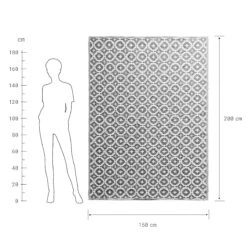 In- & Outdoor-Teppich Mosaik L 200 X B 150cm COLOUR CLASH In Taupe -Baumarkt butlers in and outdoor teppich mosaik l 200 x b 150cm colour clash in taupe 3