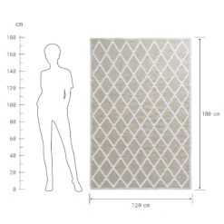 In- & Outdoor-Teppich Rauten L 180 X B 118cm COLOUR CLASH In Natur 14 In- & Outdoor-Teppich Rauten L 180 X B 118cm COLOUR CLASH In Natur -Baumarkt butlers in and outdoor teppich rauten l 180 x b 118cm colour clash in natur 3