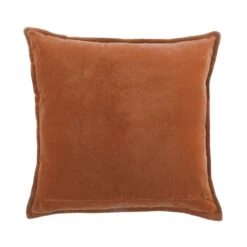 Kissen L 45 X B 45cm COTTON VELVET In Hellbraun -Baumarkt butlers kissen l 45 x b 45cm cotton velvet in hellbraun 2