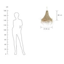 Lampenschirm Höhe 40cm BOMAS In Natur 14 Lampenschirm Höhe 40cm BOMAS In Natur -Baumarkt butlers lampenschirm hohe 40cm bomas in natur 2
