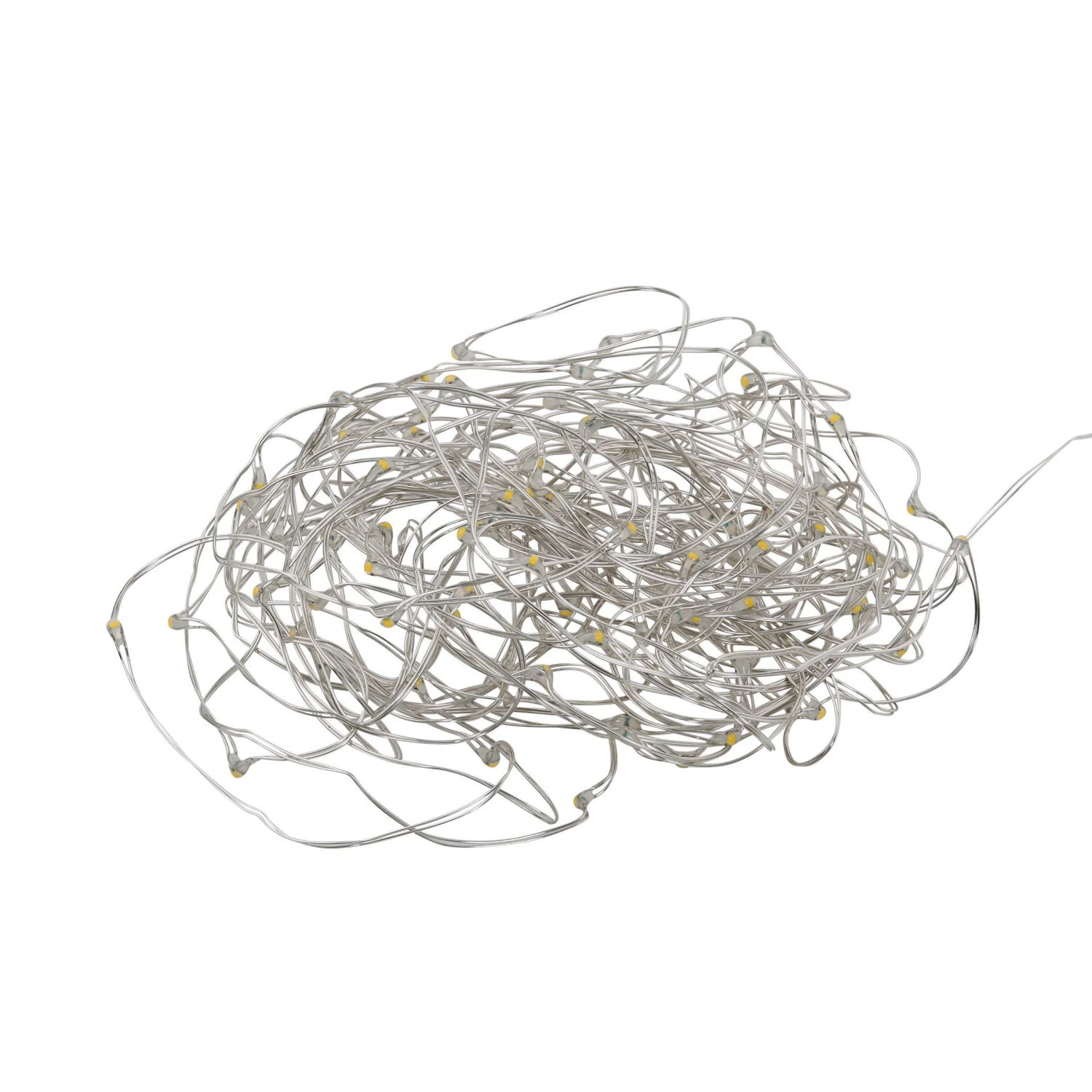 LED Lichterkette 100 Lichter Mit USB-Batteriefach TWINE LIGHTS In Silber