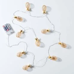 LED-Lichterkette Ananas 10 Lichter Mit USB-Batteriefach MIAMI In Gold -Baumarkt butlers led lichterkette ananas 10 lichter mit usb batteriefach miami in gold 2