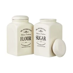 Mehl- & Zuckerdose MRS. WINTERBOTTOM'S In Creme -Baumarkt butlers mehl and zuckerdose mrs winterbottoms in creme 6