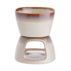 Mini-Fondue Mit 2 Gabeln AU CHOCOLAT In Beige -Baumarkt butlers mini fondue mit 2 gabeln au chocolat in beige 5