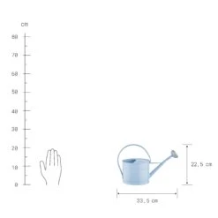 Mini-Gießkanne 1,5l ZINC In Hellblau 8 Mini-Gießkanne 1,5l ZINC In Hellblau -Baumarkt butlers mini giesskanne 1 5l zinc in hellblau 2