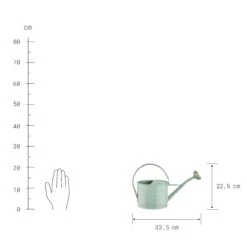 Mini-Gießkanne 1,5l ZINC In Pastellgrün -Baumarkt butlers mini giesskanne 1 5l zinc in pastellgrun 2