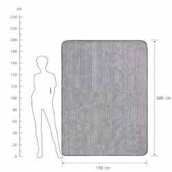 Picknickdecke Streifen L 150 X B 200cm WANDERLUST In Blau-Creme 9 Picknickdecke Streifen L 150 X B 200cm WANDERLUST In Blau-Creme -Baumarkt butlers picknickdecke streifen l 150 x b 200cm wanderlust in blau creme 3