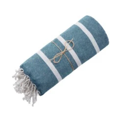 Strandtuch L 200 X B 180cm SURFSIDE In Blau 13 Strandtuch L 200 X B 180cm SURFSIDE In Blau -Baumarkt butlers strandtuch l 200 x b 180cm surfside in blau 5