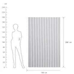 Strandtuch L 200 X B 180cm SURFSIDE In Hellgrau 10 Strandtuch L 200 X B 180cm SURFSIDE In Hellgrau -Baumarkt butlers strandtuch l 200 x b 180cm surfside in hellgrau 2