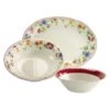 CreaTable Cornwall Garden Servier Set 3 Teilig In Bunt -Baumarkt creatable creatable cornwall garden servier set 3 teilig in bunt