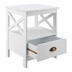 Beistelltisch Larsmo In Weiß (H)54cm (B)40cm (T)35cm -Baumarkt en casa beistelltisch larsmo in weiss h 54cm b 40cm t 35cm 3