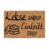 Fußmatte Kekse Dabei? Eintritt Frei! In Natur/Schwarz - 40 X 60 Cm -Baumarkt relaxdays fussmatte kekse dabei eintritt frei in natur schwarz 40 x 60 cm