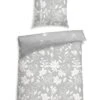 Schiesser Renforcé-Bettwäsche-Set "Fleur" In Grau -Baumarkt schiesser renforce bettwasche set fleur in grau